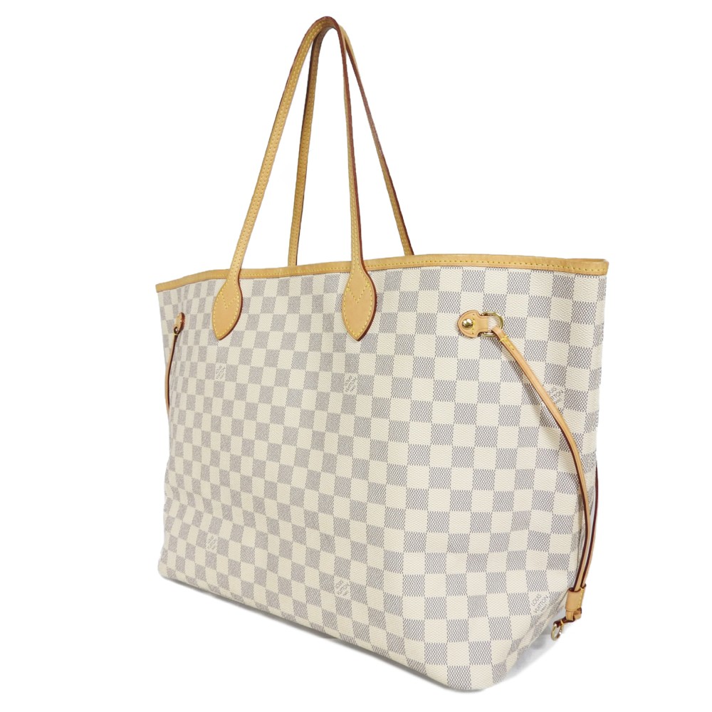 Louis Vuitton Damier Azur Canvas Neverfull Bags GM N51108