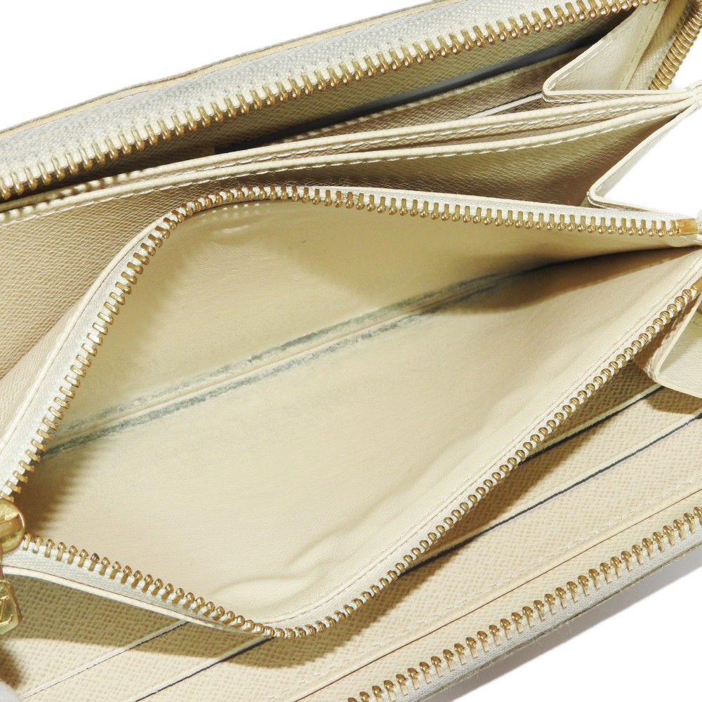 AUTHENTIC LOUIS VUITTON Zippy wallet N60019 purse Old Zip Around Damier Az... | eBay