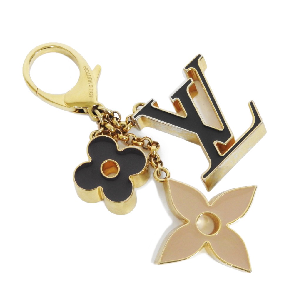 AUTHENTIC LOUIS VUITTON Bag Charm Fleur De Monogram M67119 charm Key ring ... | eBay