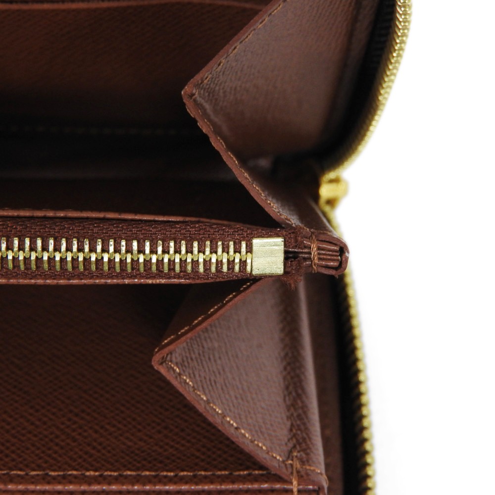 AUTHENTIC LOUIS VUITTON Zippy wallet M42616 purse New Zip Around ...