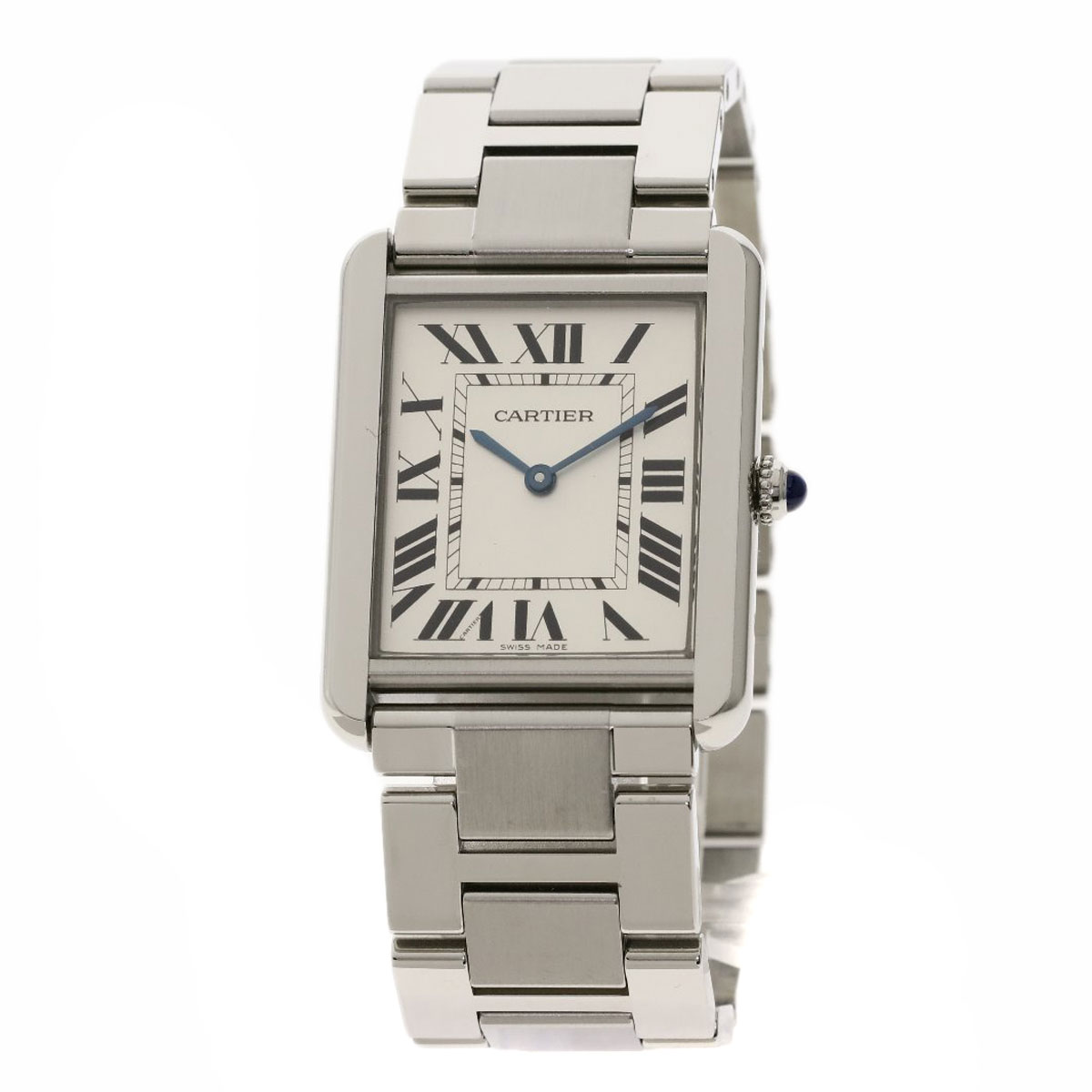 CARTIER Tank solo LM Watches W5200014 Stainless Steel/Stainless Steel ...