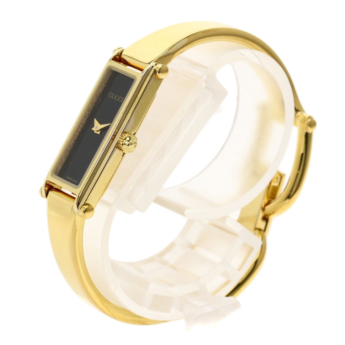 gucci gold bangle watch 1500l