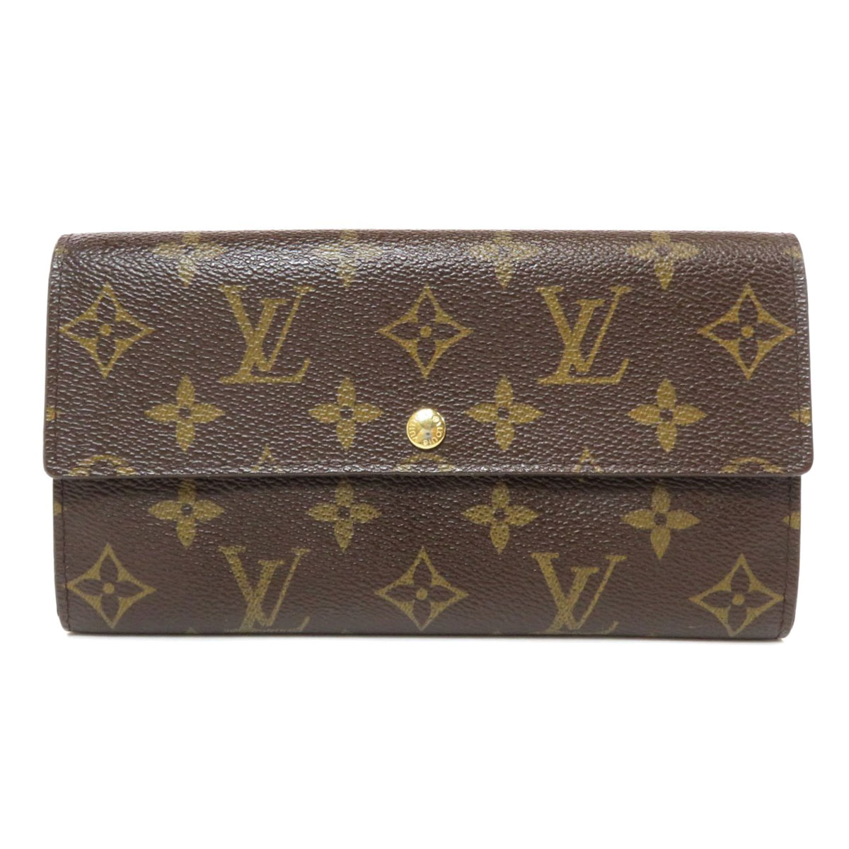 LOUIS VUITTON M61734 Long wallet (with Coin Pocket) Portefeiulle Sarah