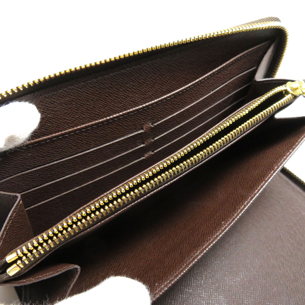LOUIS VUITTON N60003 Long wallet (with Coin Pocket) Zippy Organizer Damier ... | eBay
