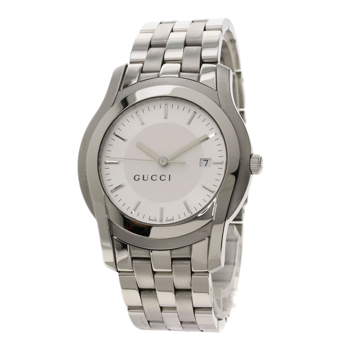 GUCCI Round face Watches 5500XL Stainless Steel/Stainless Steel mens | eBay