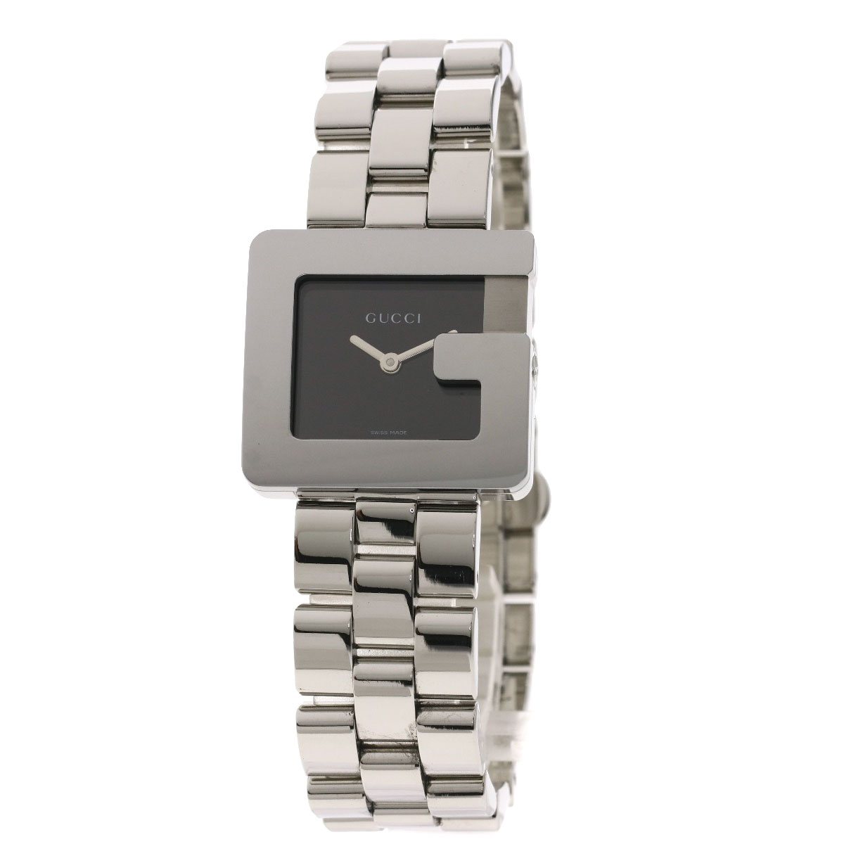 GUCCI Square face Watches 3600J Stainless Steel/Stainless Steel Ladies ...