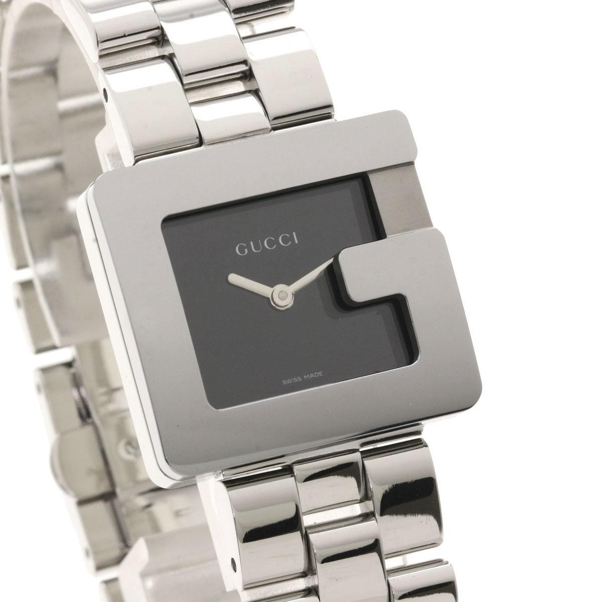 GUCCI Square face Watches 3600J Stainless Steel/Stainless Steel Ladies ...