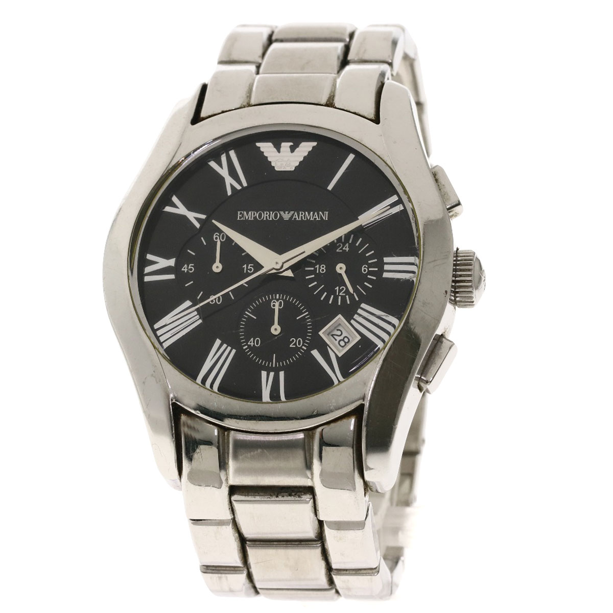 Emporio Armani Round face Watches AR-0673 Stainless Steel/Stainless ...