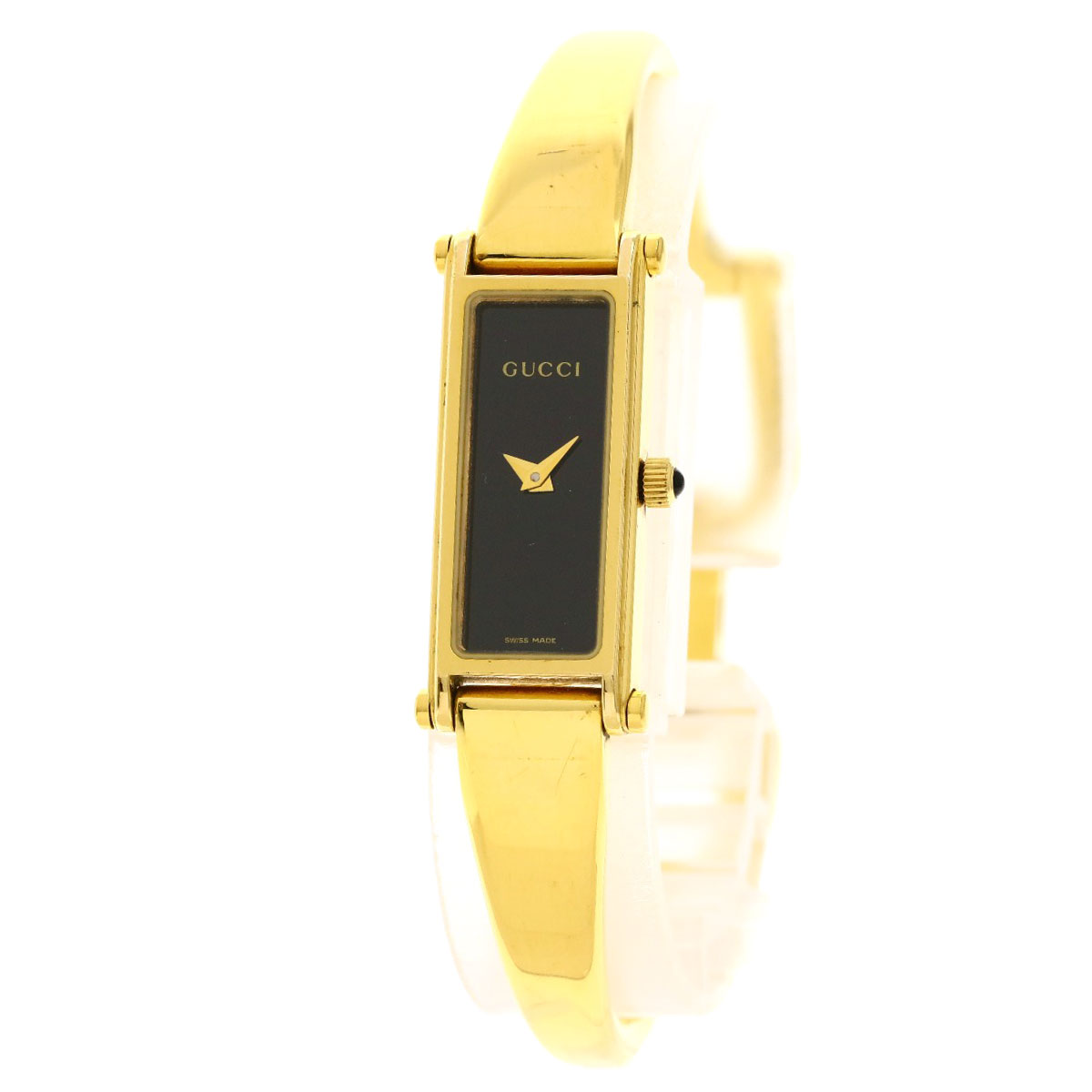 gucci gold bangle watch 1500l