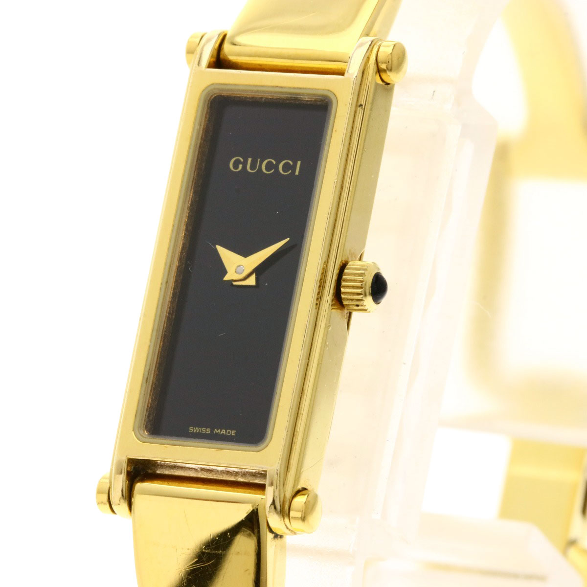 gucci gold bangle watch 1500l