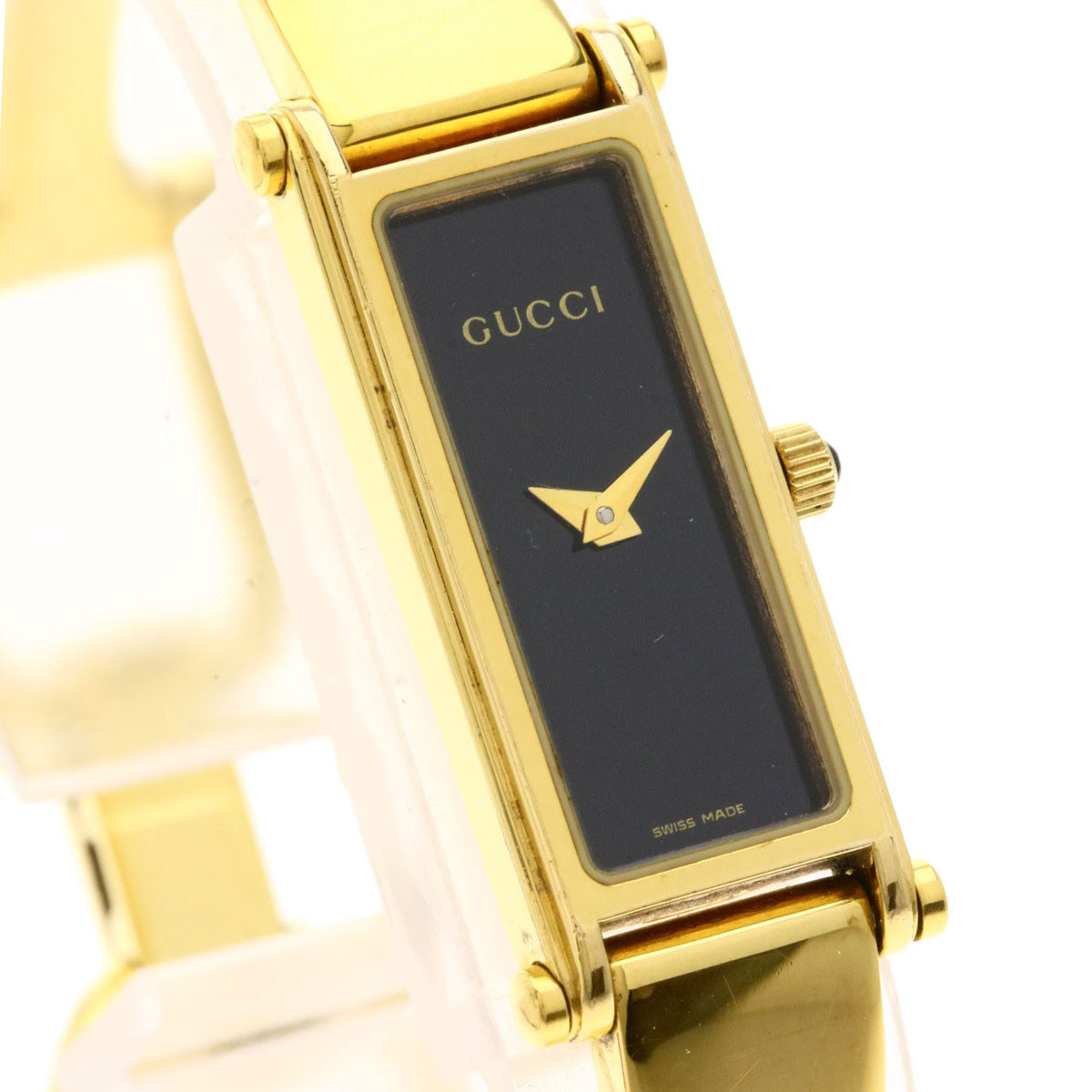GUCCI Bangle Watches 1500L Gold Plated/Gold Plated Ladies | eBay