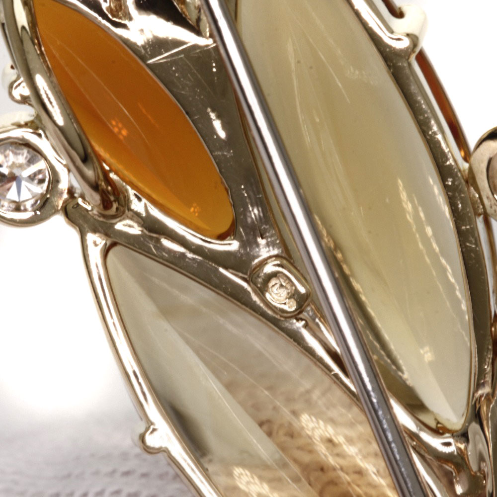 蛋白石/钻石景泰蓝 胸针