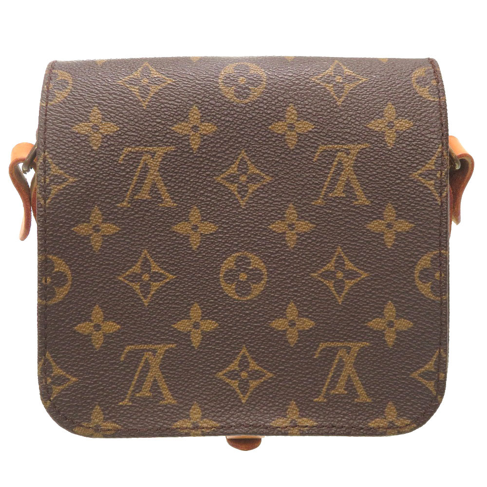AUTHENTIC LOUIS VUITTON M51254 Monogram Mini Cartouchiere Shoulder Bag ...