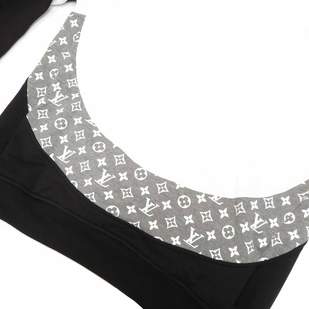 Cozy white faux fur Hoodie with LV inspired black Monograms print –  logofabrics