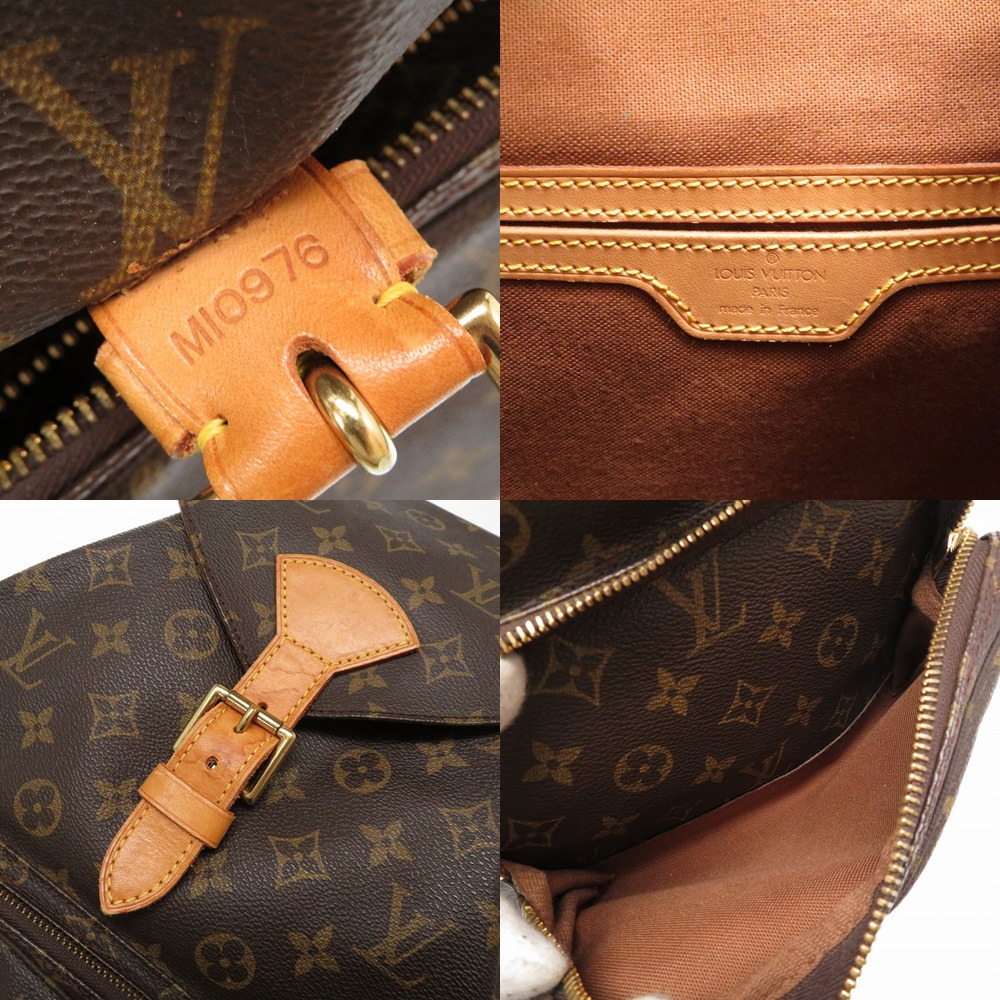 AUTHENTIC LOUIS VUITTON M51135 Monogram Montsouris GM Backpack Bag 0340 | eBay