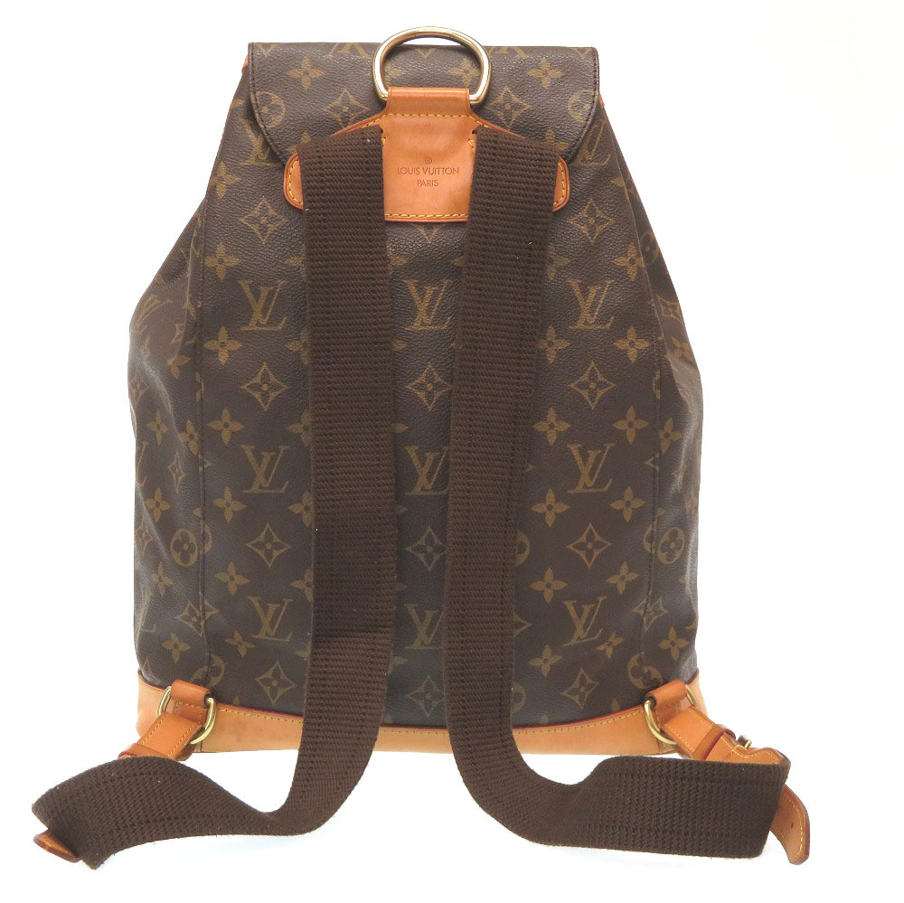 AUTHENTIC LOUIS VUITTON M51135 Monogram Montsouris GM Backpack Bag 0344 | eBay
