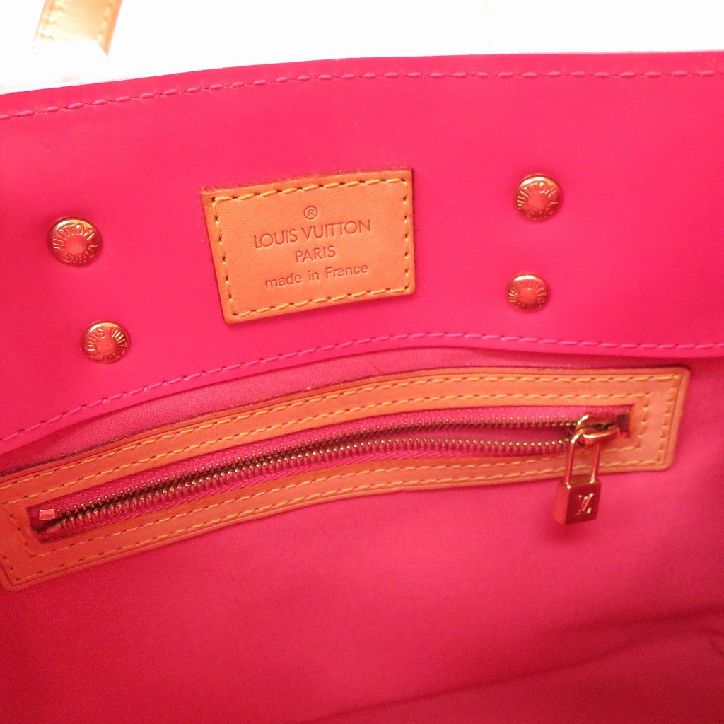 AUTHENTIC LOUIS VUITTON M9132F Vernis Lead PM Hand Bag pink 0184 | eBay