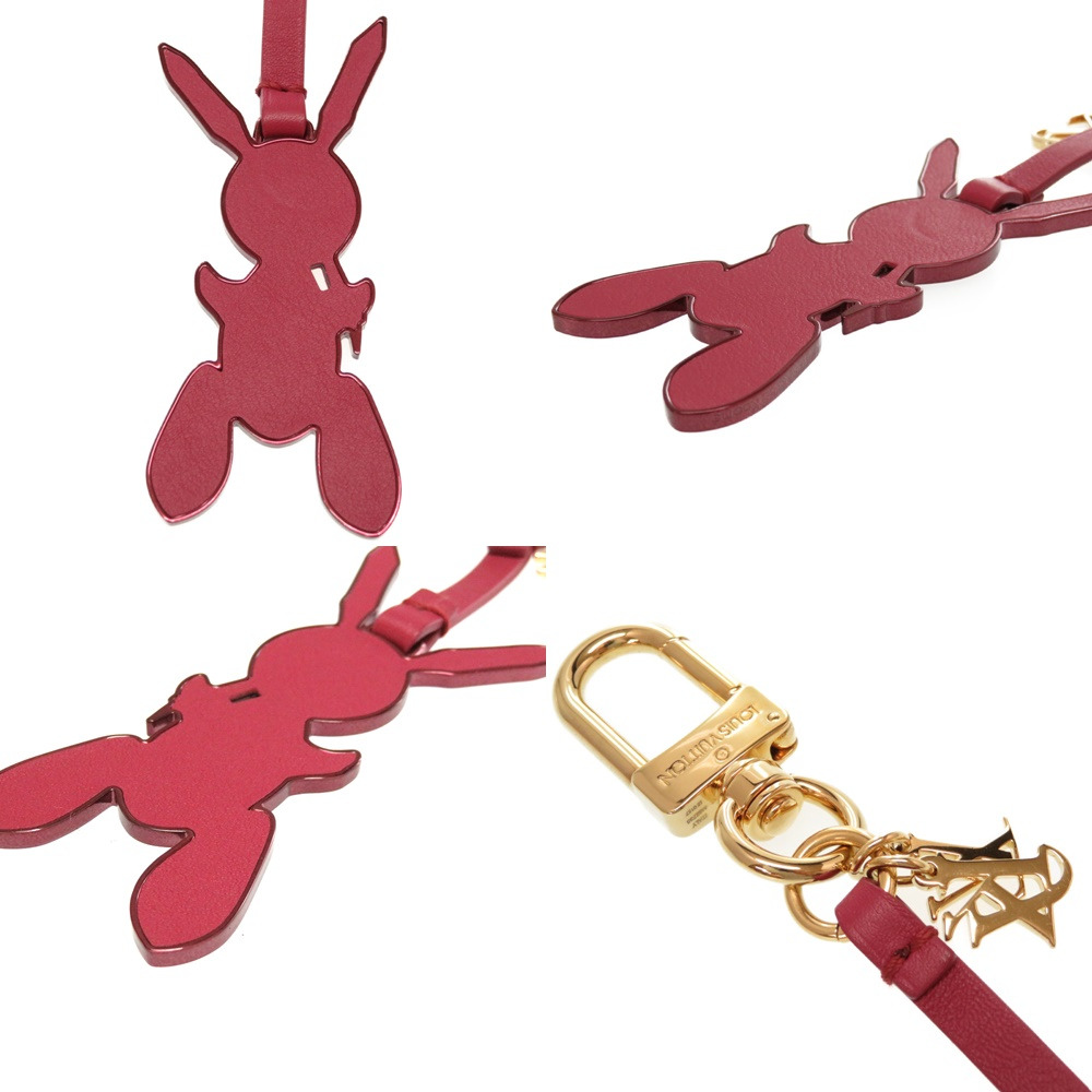 AUTHENTIC LOUIS VUITTON M62735 Jeff Koons Rabbit Bag Charm Key Holder 0220 | eBay