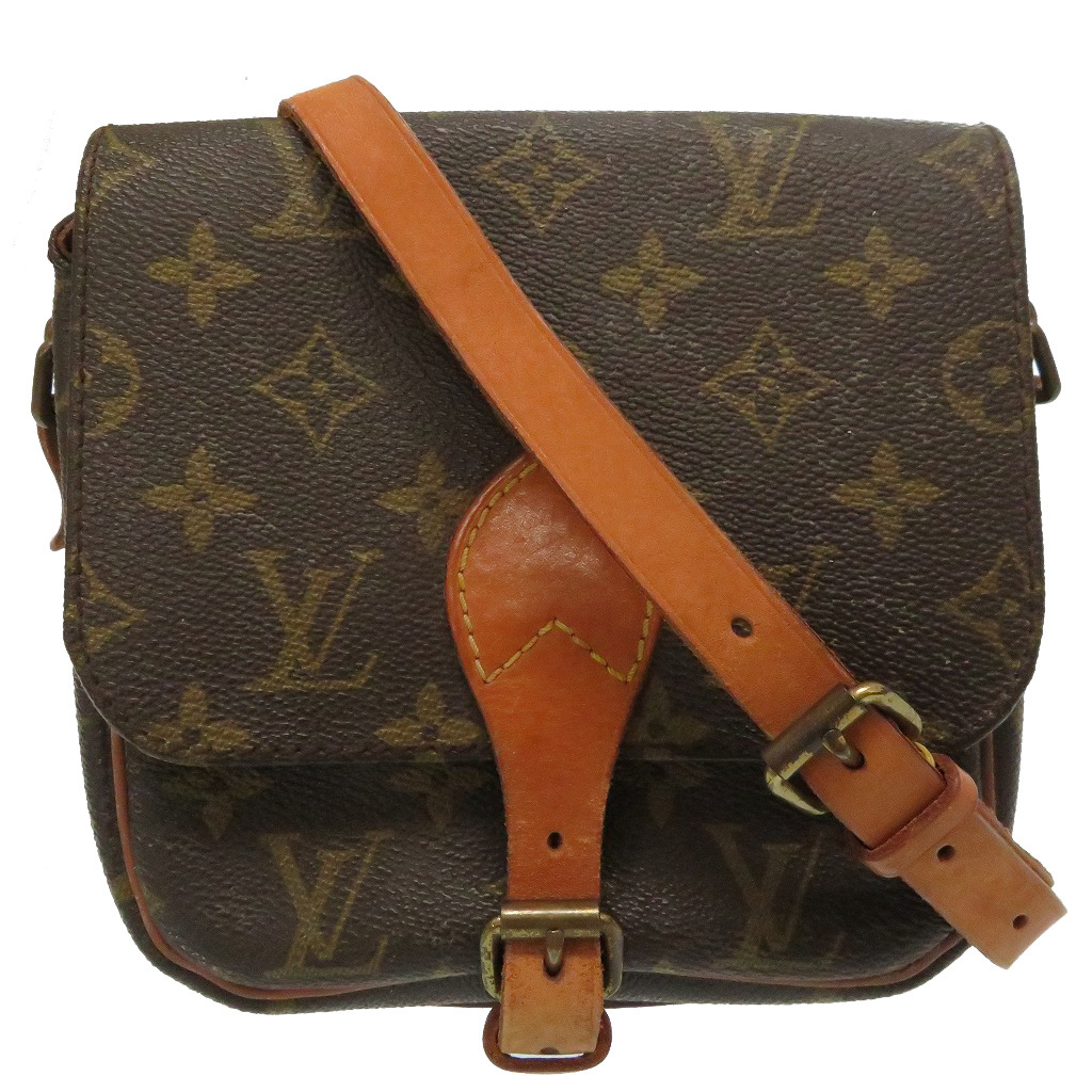 AUTHENTIC LOUIS VUITTON M51254 Mini Cartouchiere Monogram Shoulder Bag 0191 | eBay