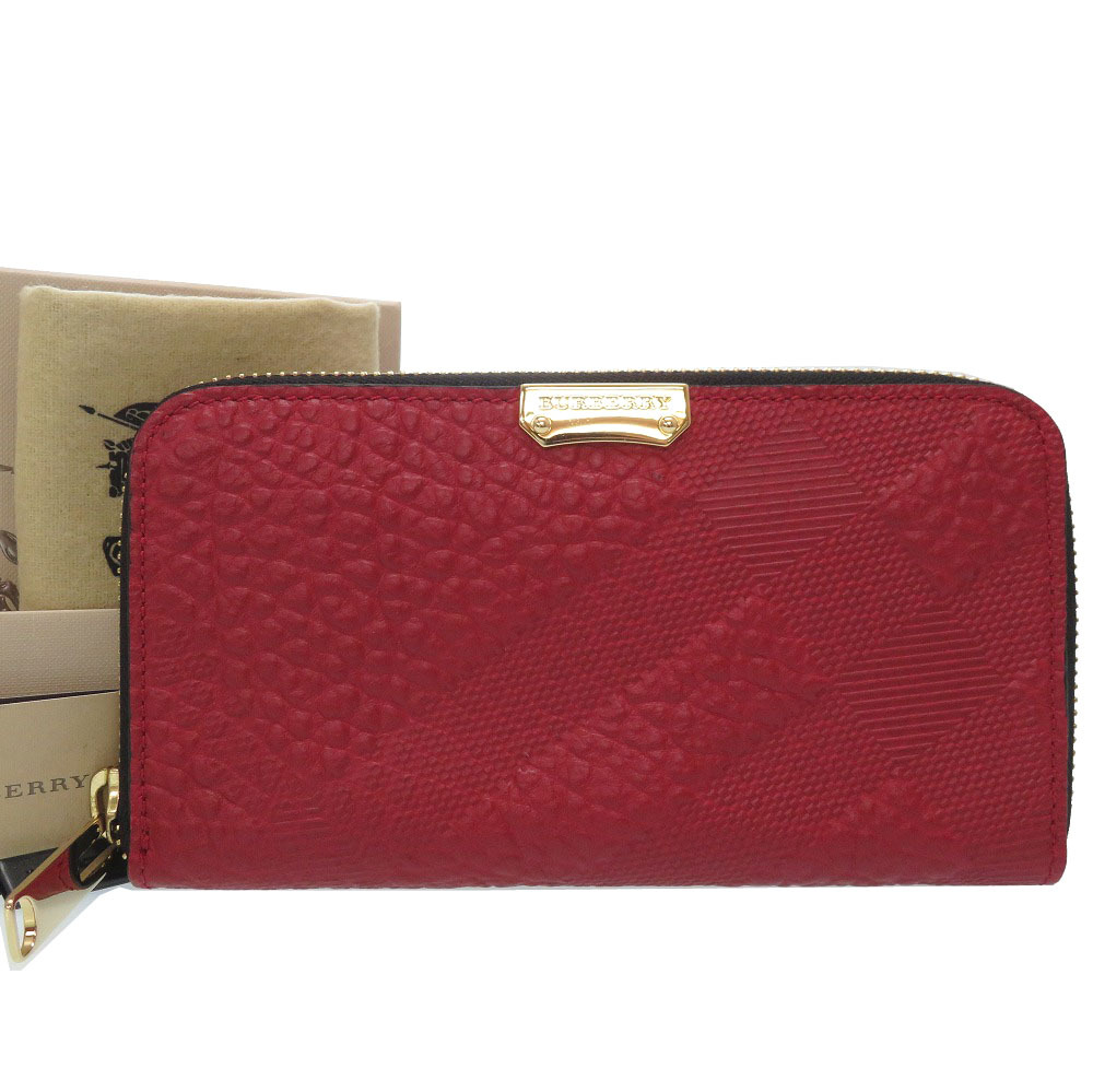 burberry wallet red