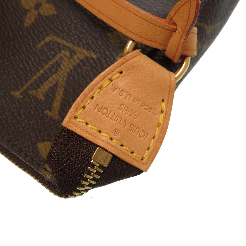 Black Petite Leather Strap for LV Pochette Alma Eva Etc 