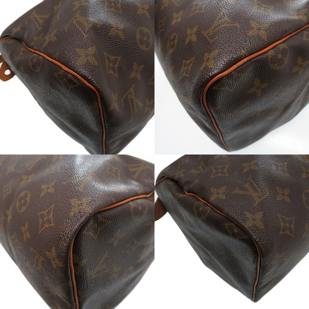 AUTHENTIC LOUIS VUITTON M41108 Speedy 30 Monogram Hand Bag Brown 0186 | eBay