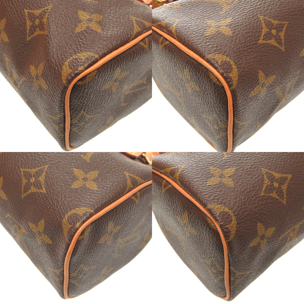 Authentic Louis Vuitton Monogram Mini Speedy Hand Bag Boston Bag M41534 Used  F/S