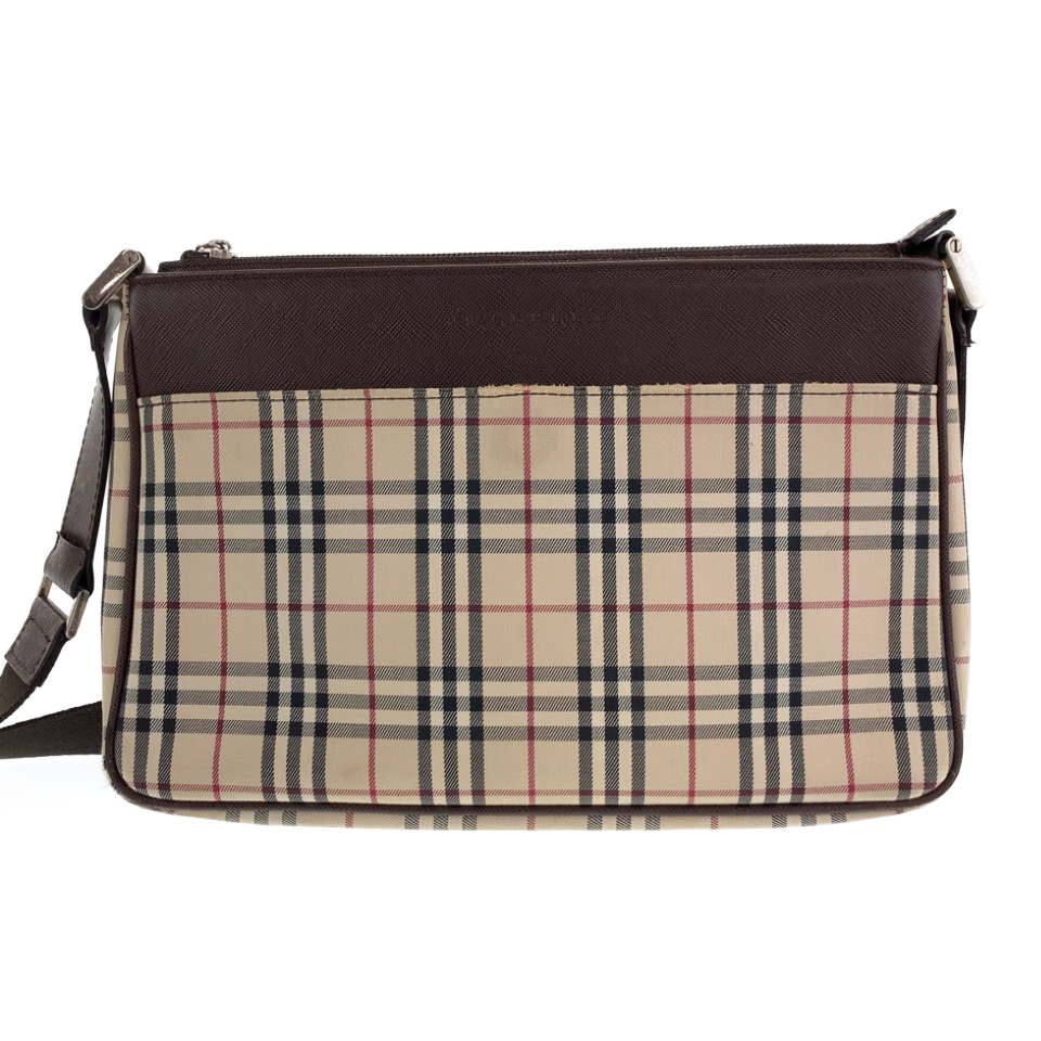 BURBERRY vintage Check pattern Diagonal shoulder bag canvas | eBay