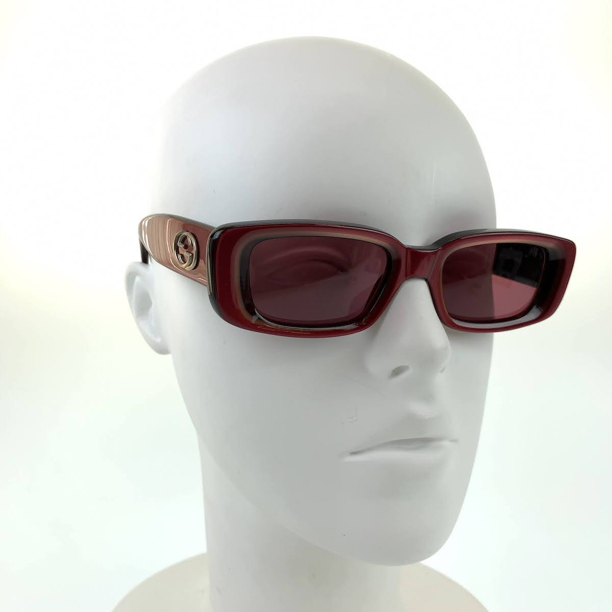 GUCCI vintage GG 135 GG 2409/S 1BJ 49 19 sunglasses pink Platstick | eBay