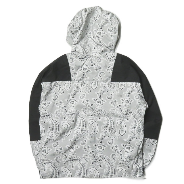 paisley print mountain wind parka