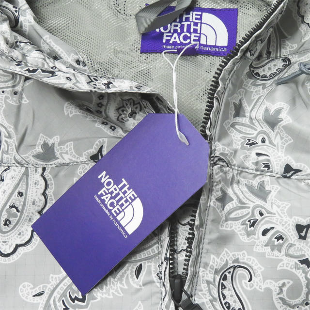 paisley print mountain wind parka