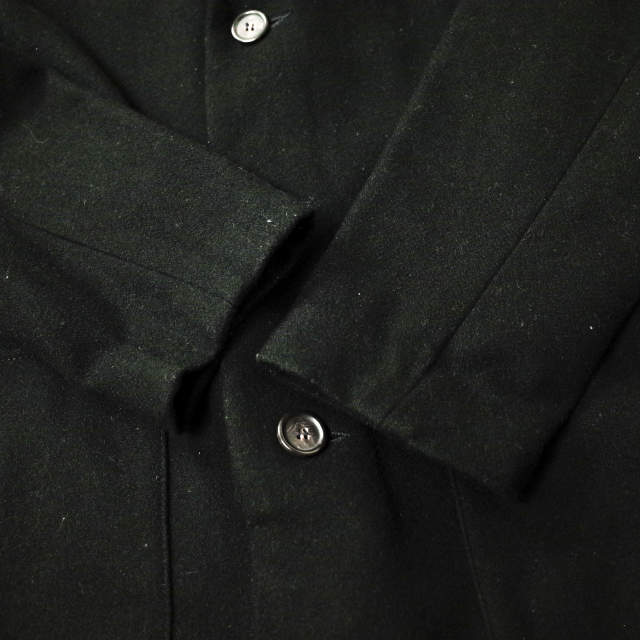 ジャケット・アウター BASISBROEK wool double chester coat navy ACNE STUDIOS Men's Button Up Chester Coat Navy Blue Wool