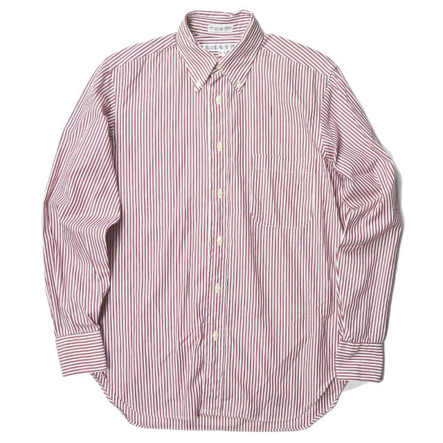 Individualized Shirts America London Striped Cotton Shirt 14 1 2 Red White Ebay