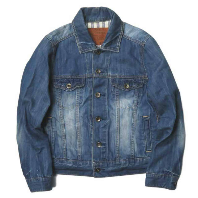 Lepsim Washed Denim Jacket M Blue G Jean Outer Ebay