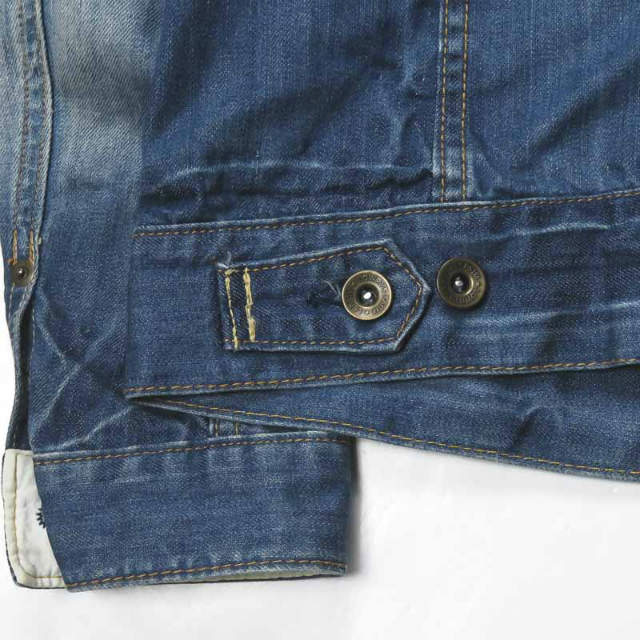 Lepsim Washed Denim Jacket M Blue G Jean Outer Ebay