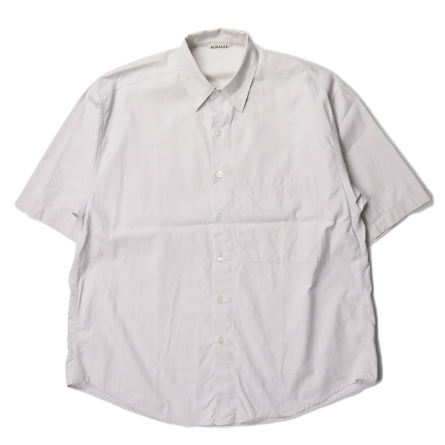 auralee washed finx twill big shirts