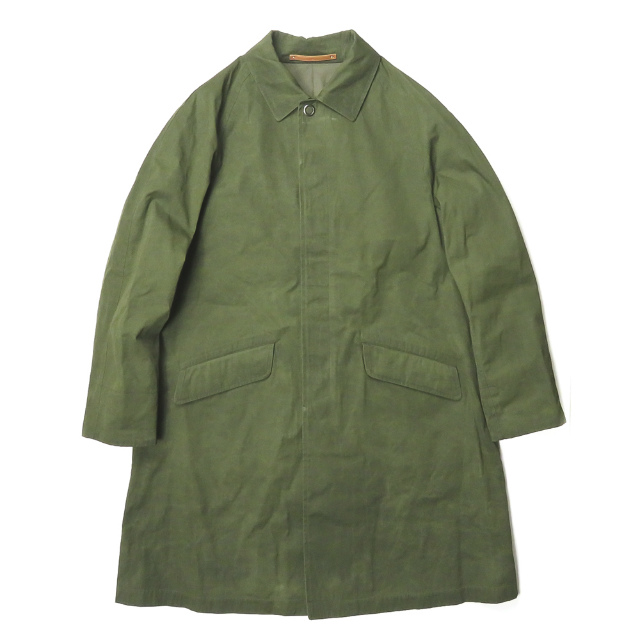 Scye Japan WAXED COTTON DUSTER COAT 1117-73044 40 green Oiled bal ...