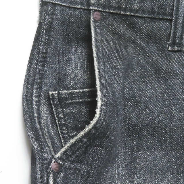 BRU NA BOINNE Japan Dara denim pants No.7005 30 black Button fly | eBay