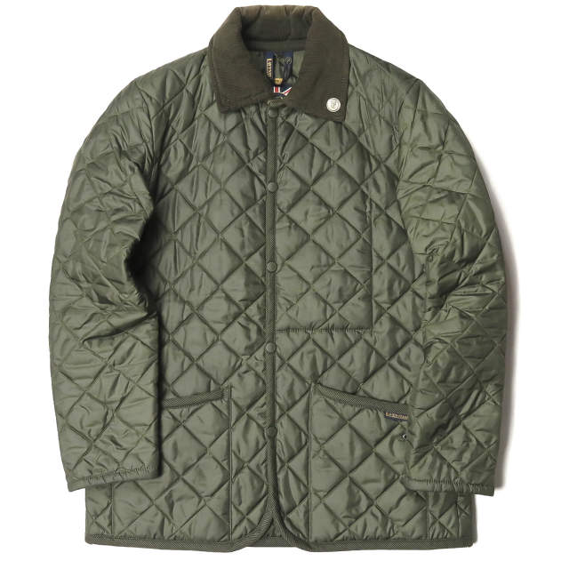 LAVENHAM England DENHAM Denham quilted jacket 11240 34 green Cotton ...