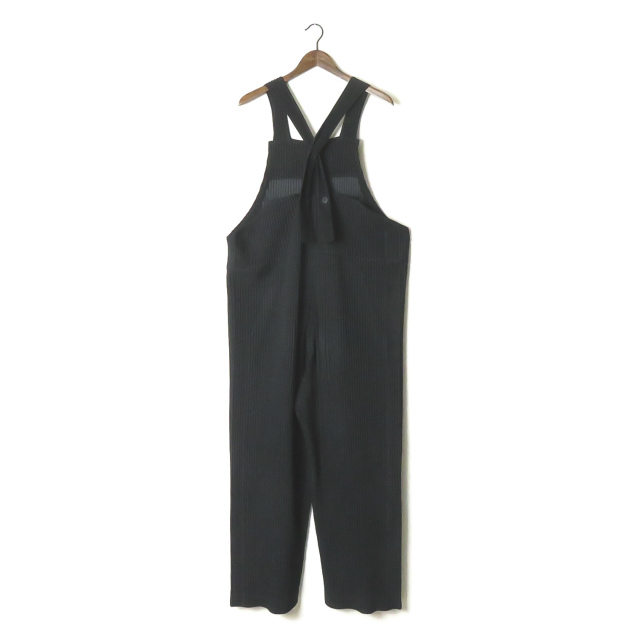 black plisse jumpsuit