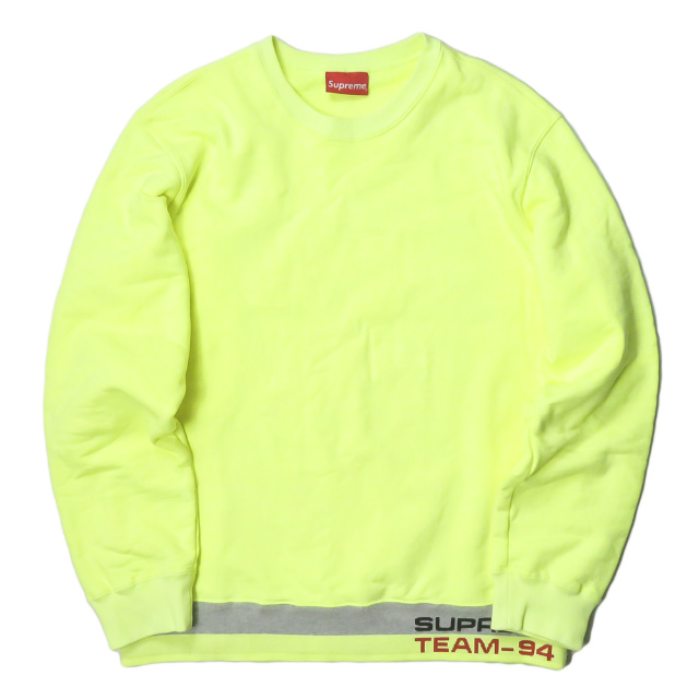 yellow supreme crewneck