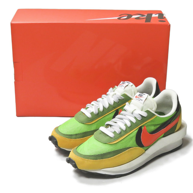 nike x sacai ld waffle green gusto