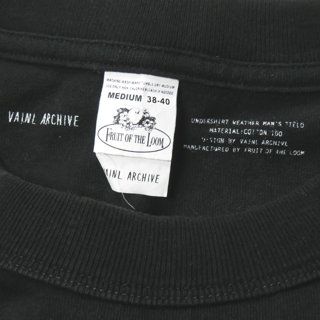 Vainl Archive X Fruit Of The Loom X B Y S S Slit Tee T Shirt 2217by001 M Black Ebay