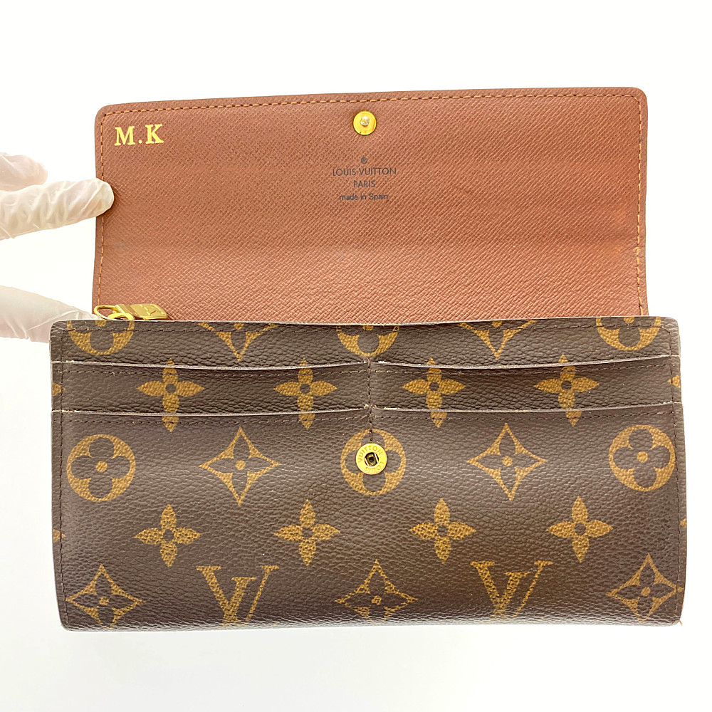 Louis Vuitton Monogram Portefeiulle Sarah purse (Initial)/M61734/Brown | eBay