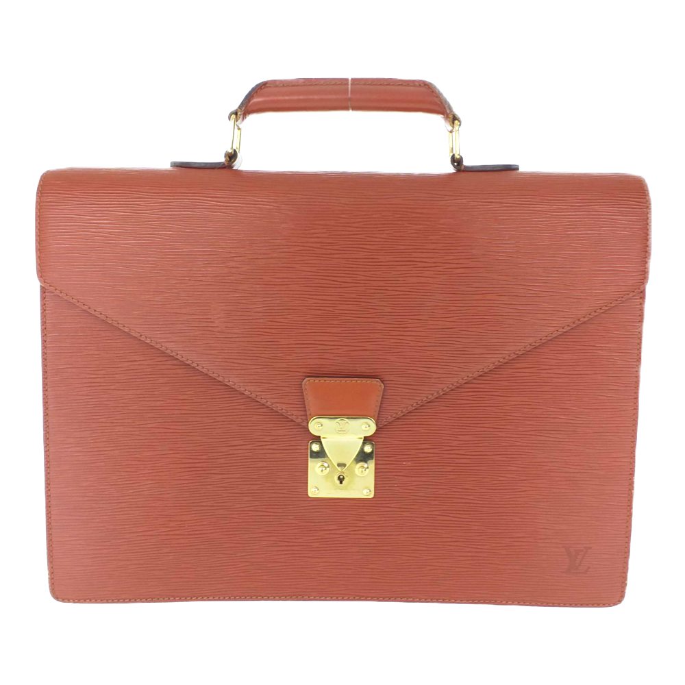 In translation Louis Vuitton Epi Conseiller Briefcase Business Bag Document ... | eBay