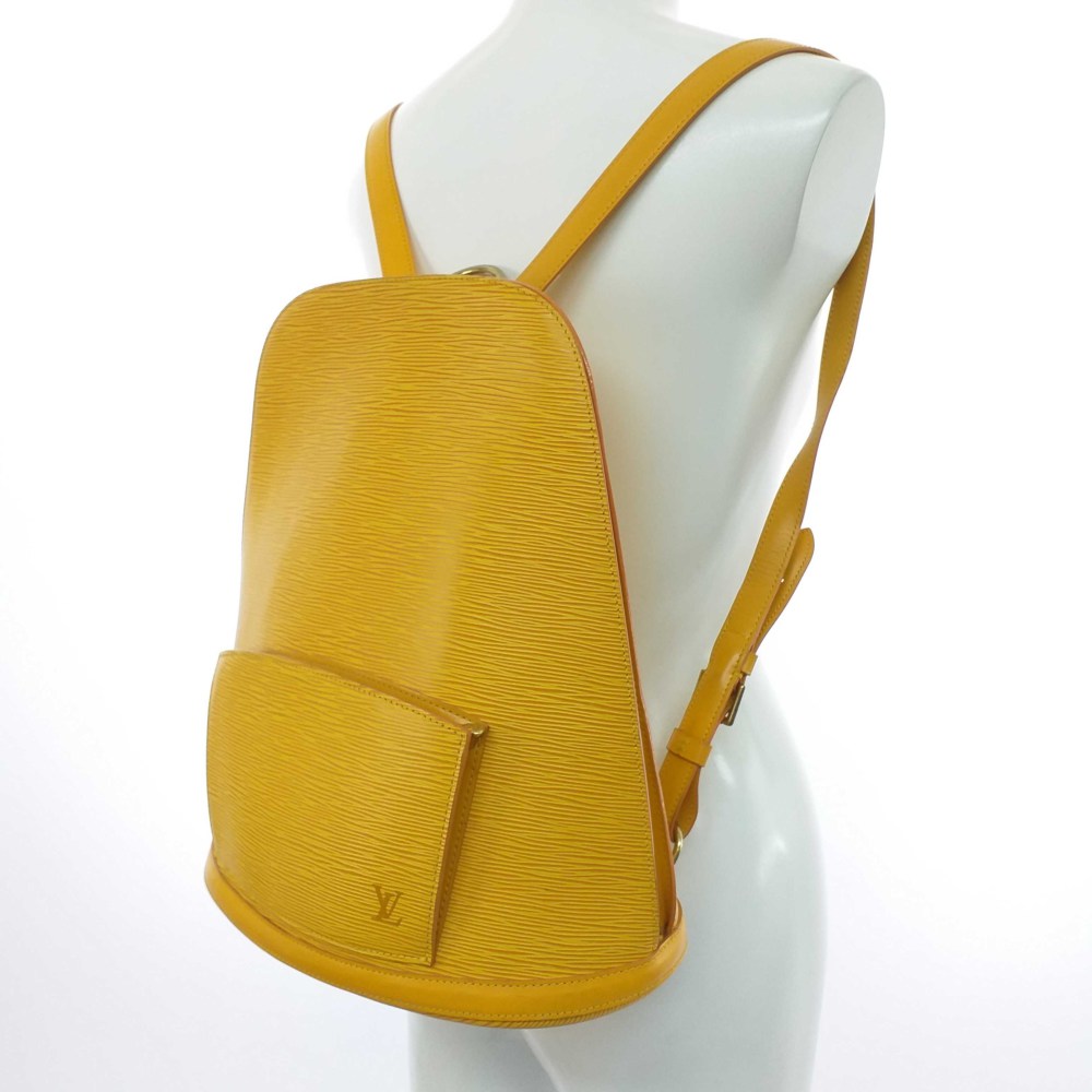 Louis Vuitton Epi Gobelin Backpack Bag / M52299 / Yellow