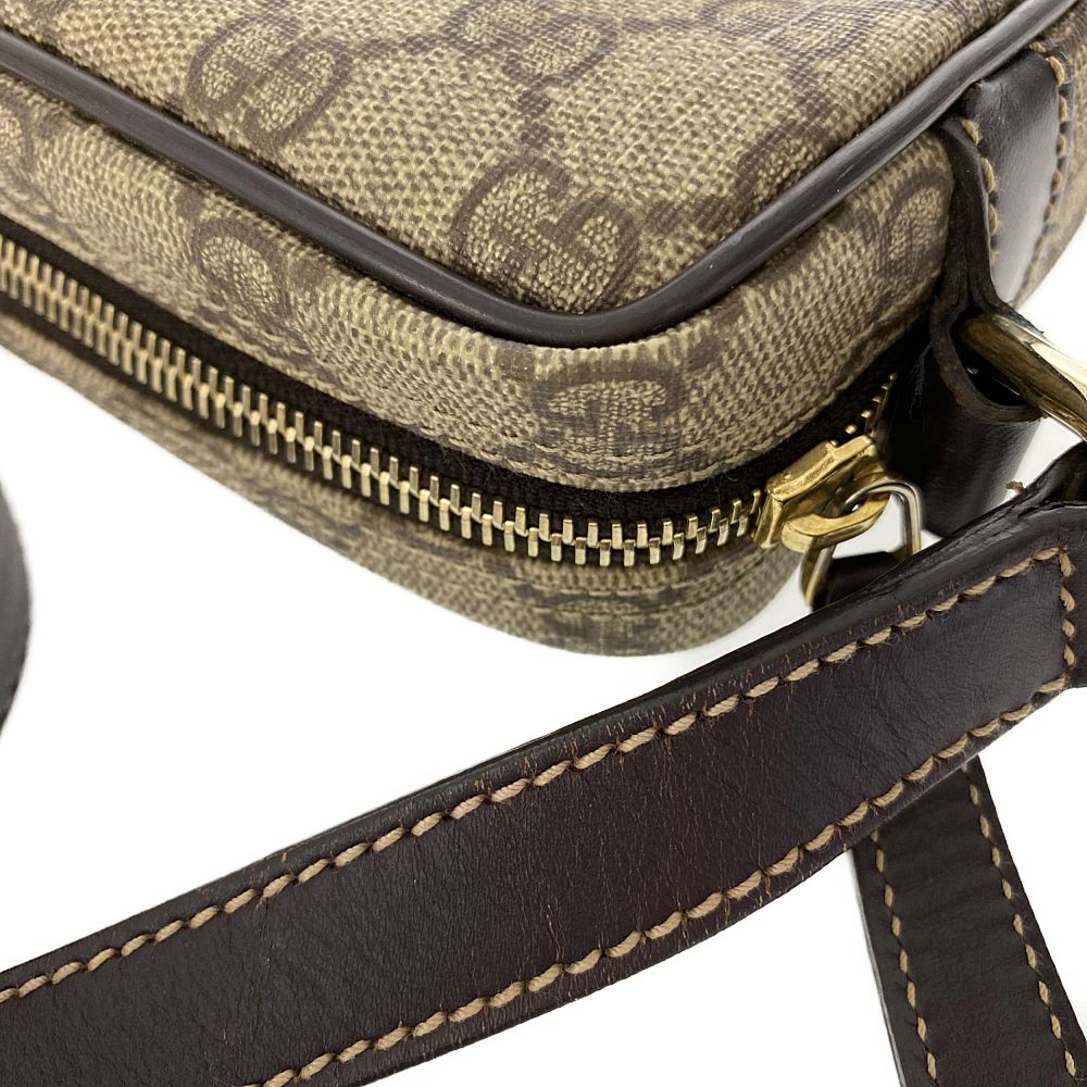 Gucci GGPlat camera bag PVC crossbody Shoulder Bag/201447/Brown/GUCCI | eBay