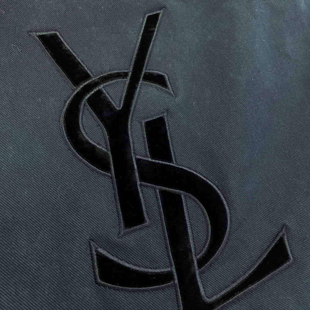 Yves Saint Laurent rive gauche Kahala VSL logo Tote Bag / 121627 / navy ...