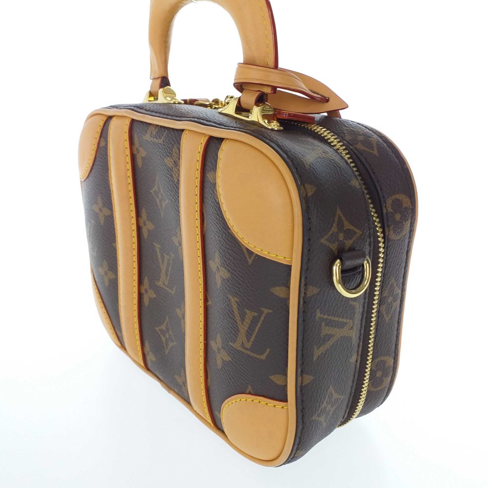 Louis Vuitton Monogram Valizet PM 2WAY Handbag Shoulder Strap / M44581 / Bro... | eBay