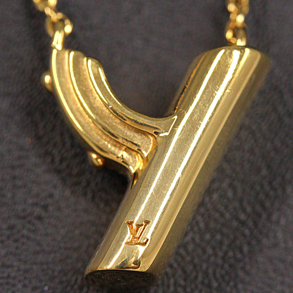 Louis Vuitton Necklace LV & ME Y Initial Necklace Pendant / alloy / plating-... | eBay